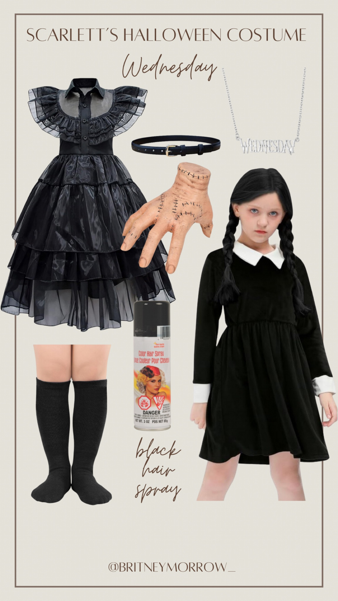 Wednesday Halloween Costume 

#LTKHalloween #LTKkids #LTKSeasonal