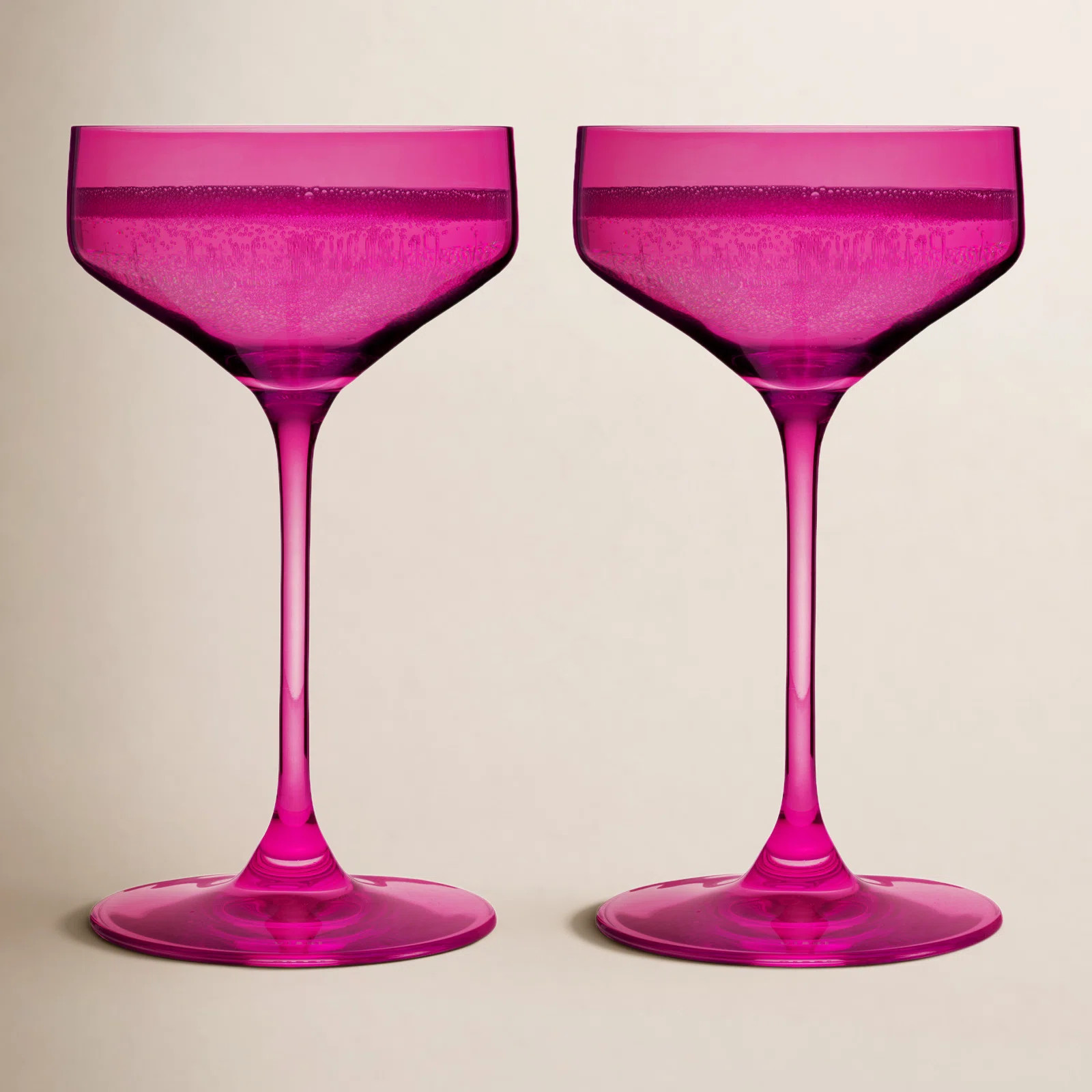 Viski Reserve Nouveau Crystal Coupe Glasses | Joss & Main | Joss & Main