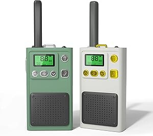 MOREXIMI Kids Walkie Talkies 2 Pack, 22 Channels Long Range, Outdoor Educational Toys for 3-12 Ye... | Amazon (US)
