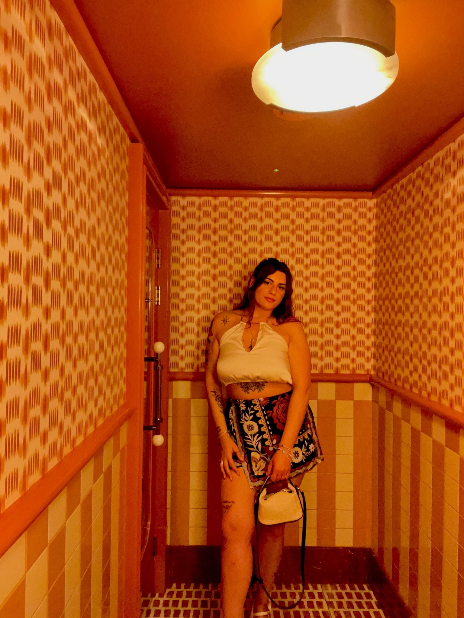 Midsize retro vibes fit! 🧡 This halter top and printed skirt combo is the perfect look for a night out in this incredible setting.

#LTKsummer #LTKmidsize