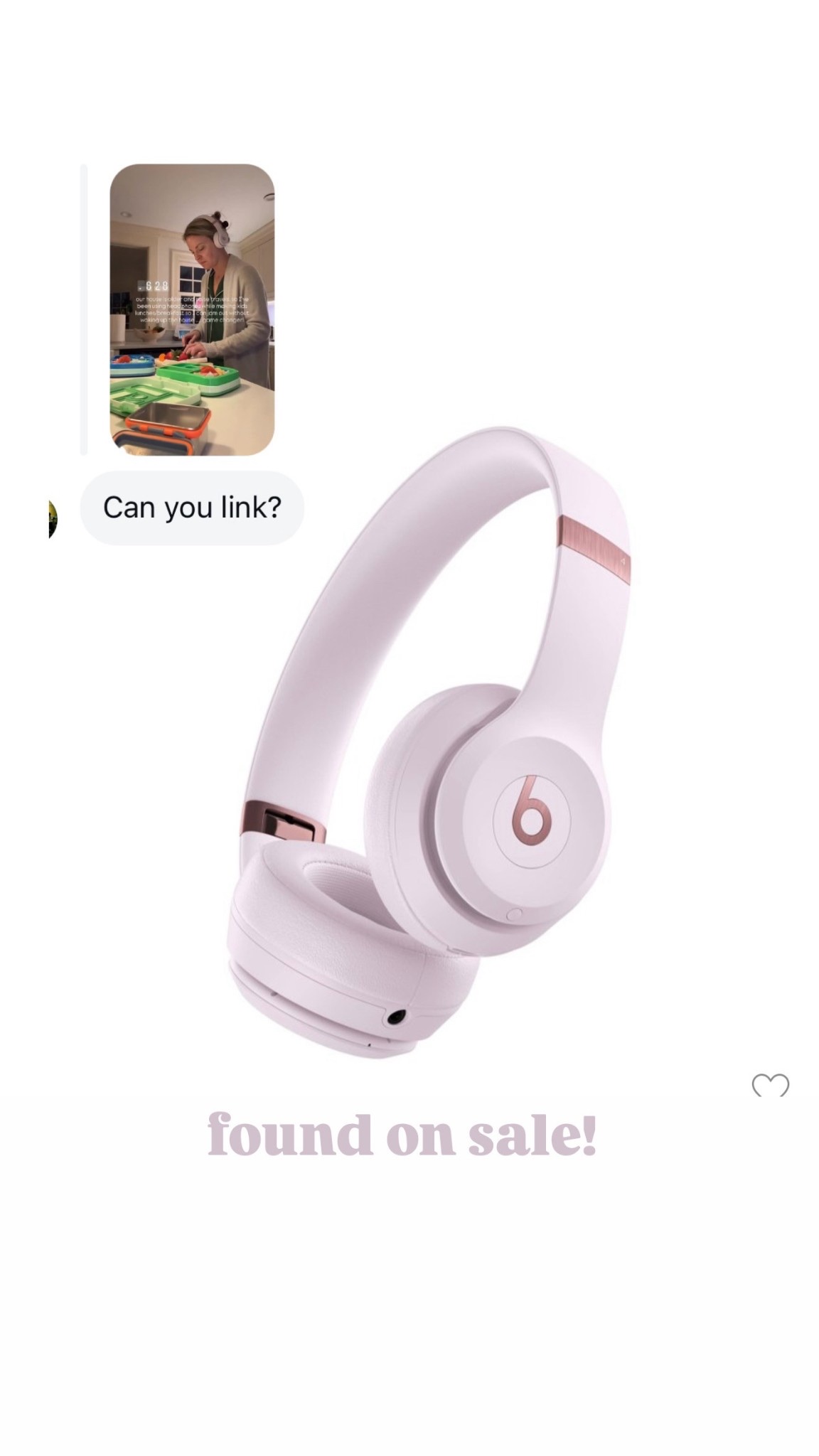I shared that I also use my headphones early in the morning while packing lunches, making breakfast, unloading the dishwasher etc. our house is older and noise travels, so this way I can jam out while not having to worry about the kids waking up  