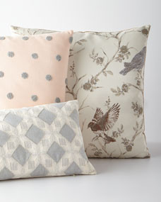 Puff Dotty Pillow | Horchow