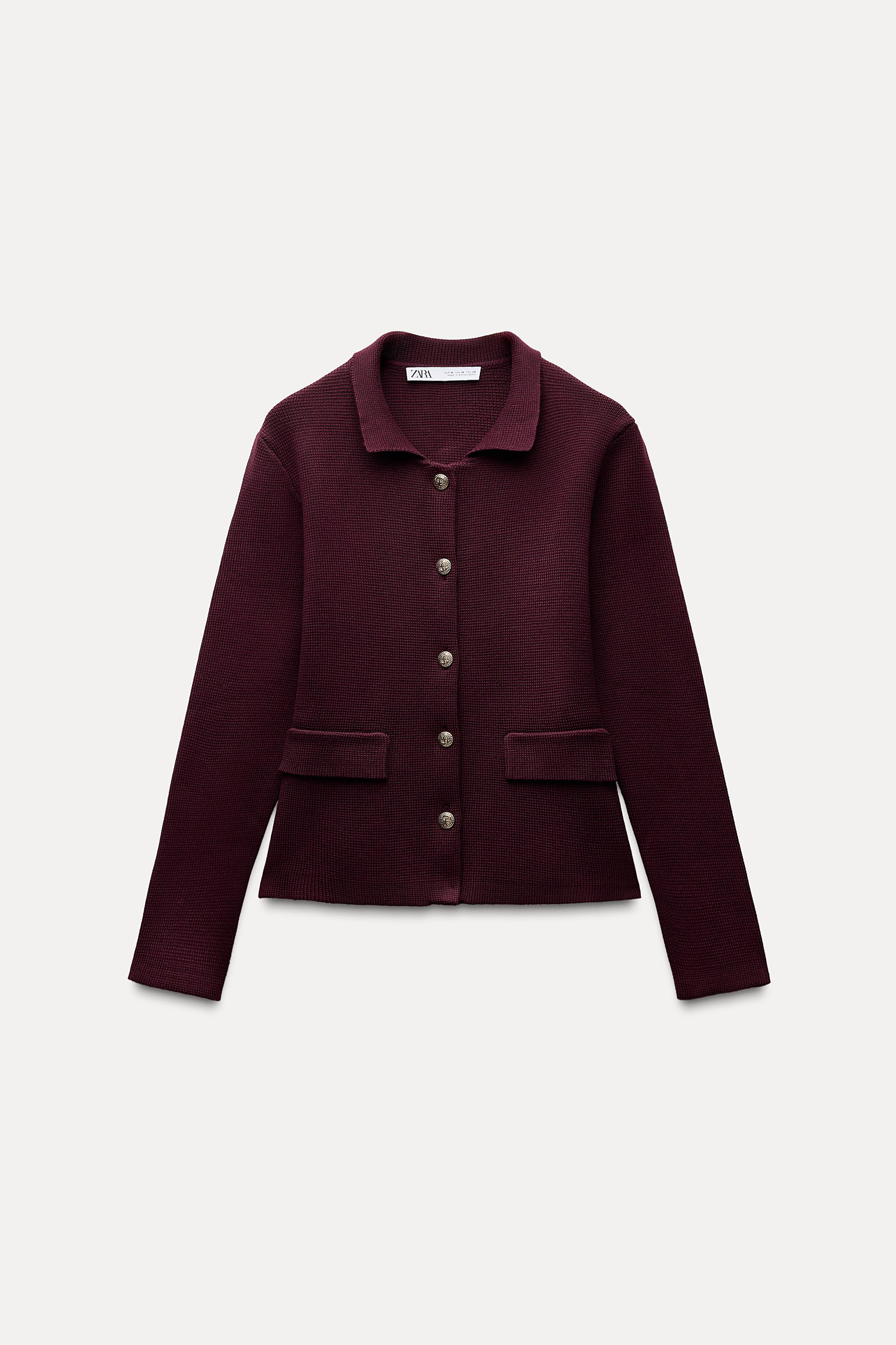 SMOOTH KNIT JACKET | Zara US