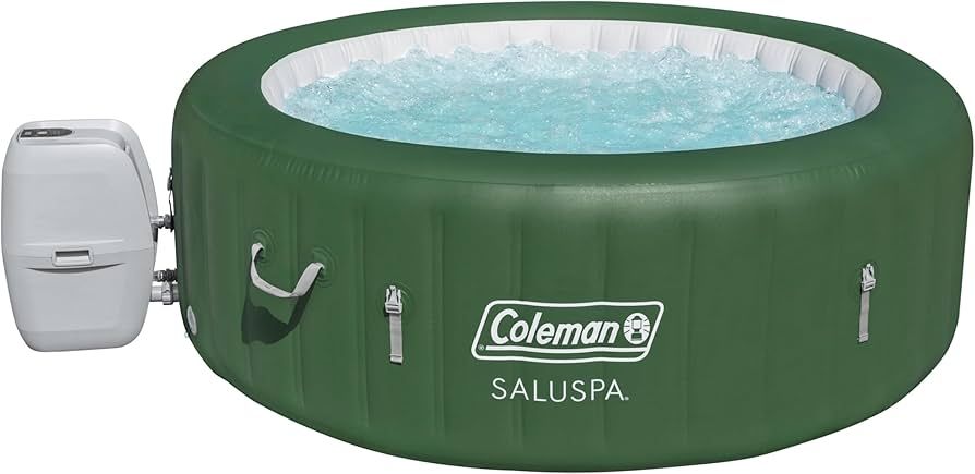 Coleman Palm Springs AirJet Inflatable Hot Tub Spa (77" x 28") with Thermal Spa Cover | Amazon (US)