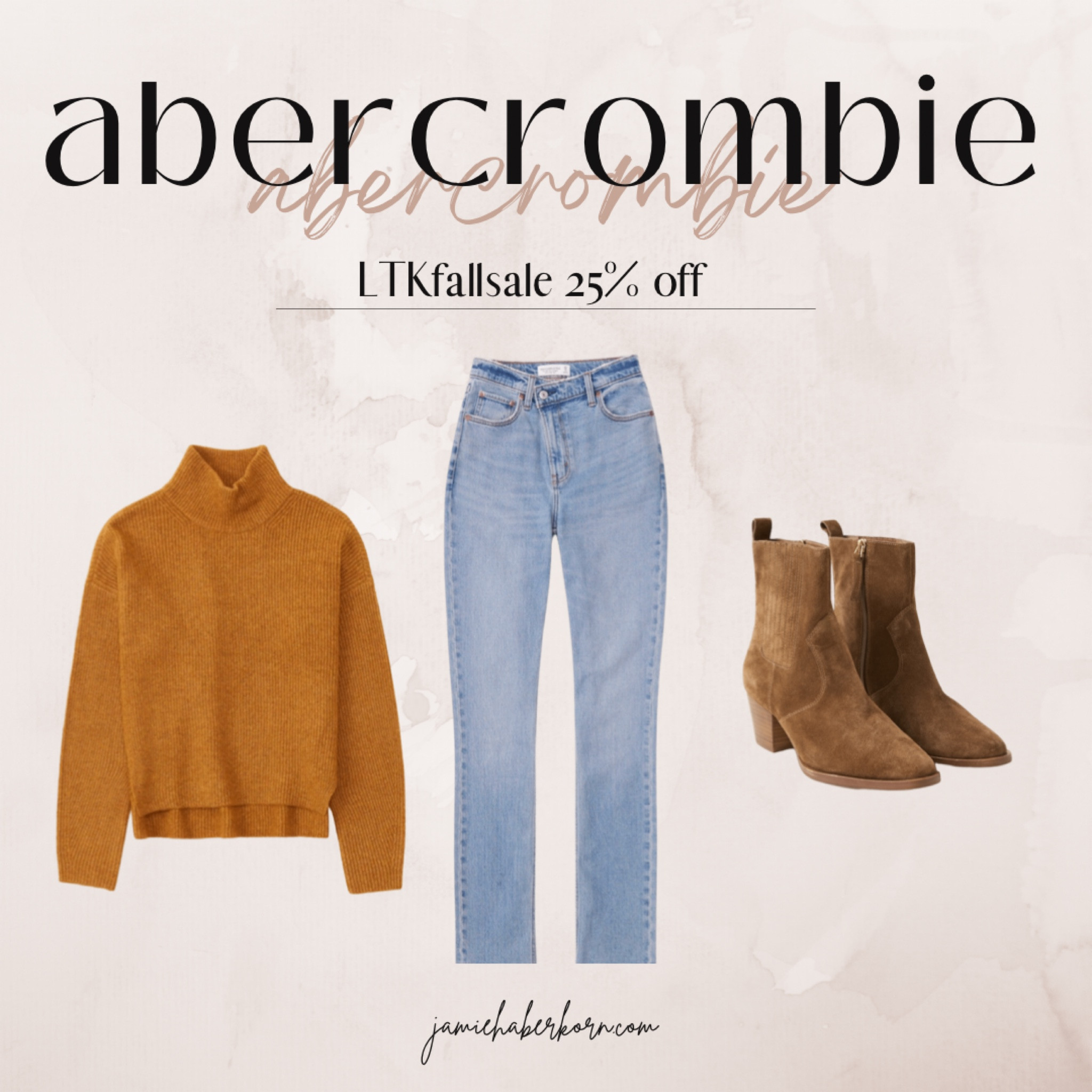 Abercrombie 25% off - LTKsale 


#abercrombie #abercrombiesale #ltksale #sweater #booties #denim #fallstyle #falloutfit #casualfalloutfit

#LTKstyletip #LTKSale #LTKSeasonal