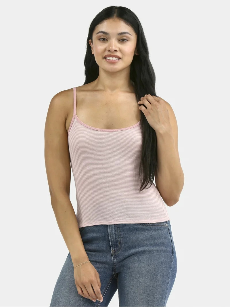No Boundaries Scoop Cami, Women's | Walmart (US)