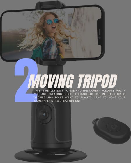 Moving tripod- this is a great tool to have when filing b-roll footage! 