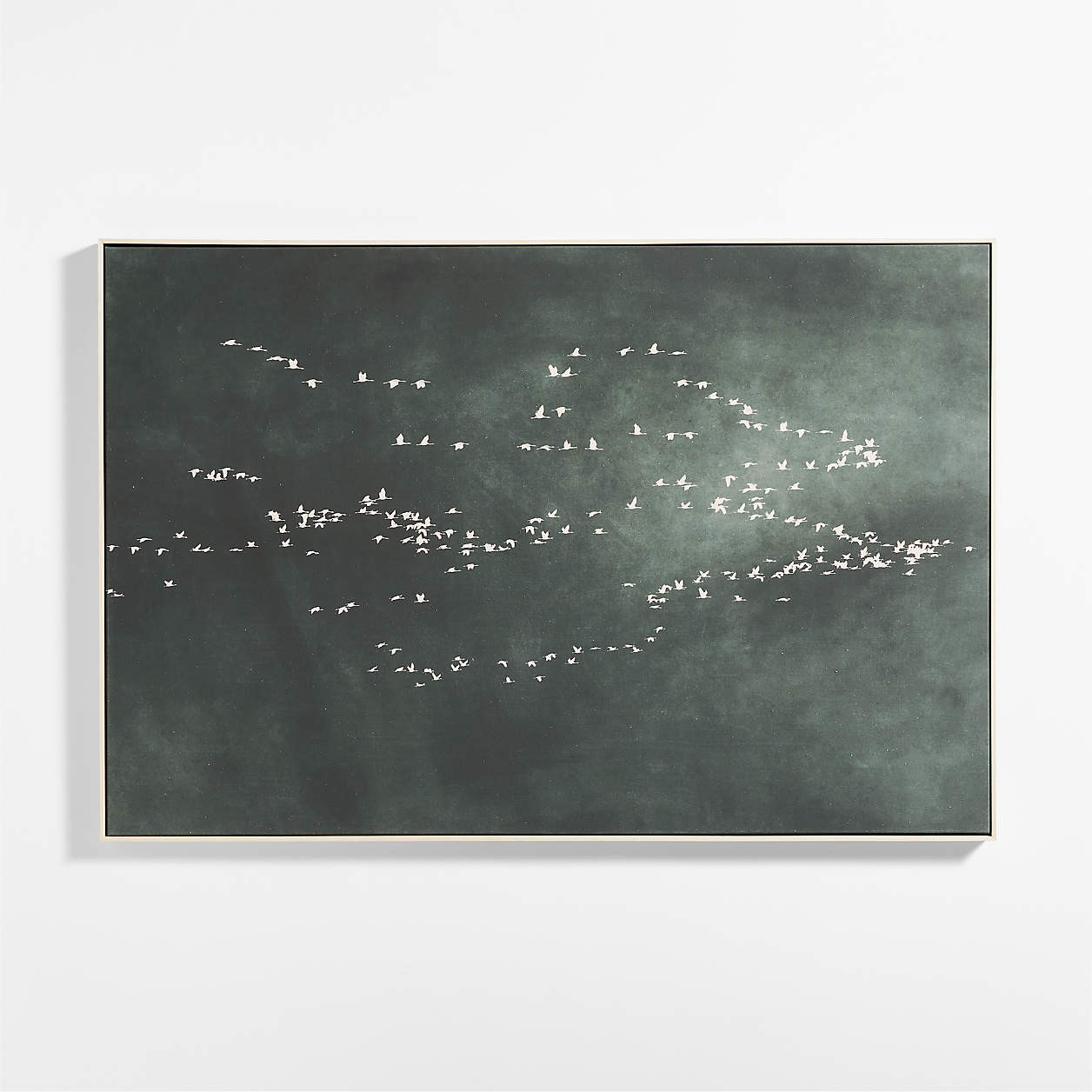 "Heading South" Green Canvas 70"x47" Wall Art Print + Reviews | Crate & Barrel | Crate & Barrel