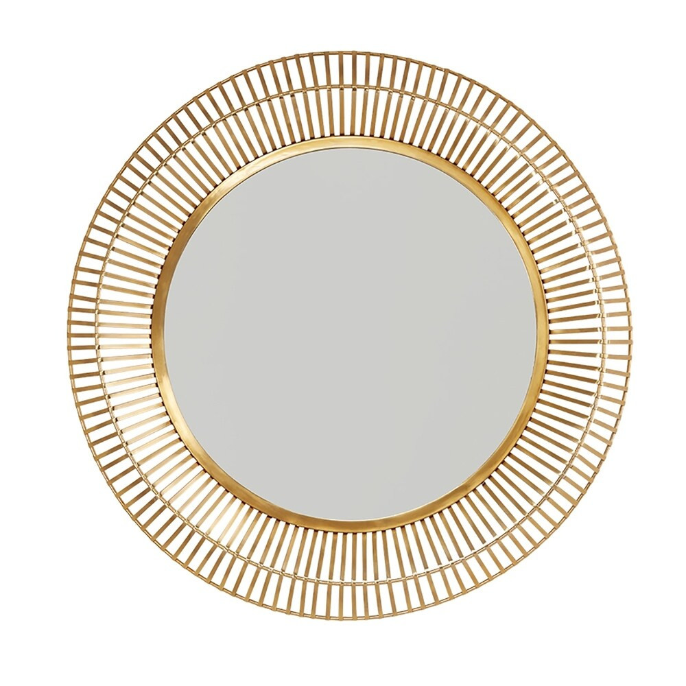 Matte Gold Metal Frame Mirror - Matte Gold | Bed Bath & Beyond
