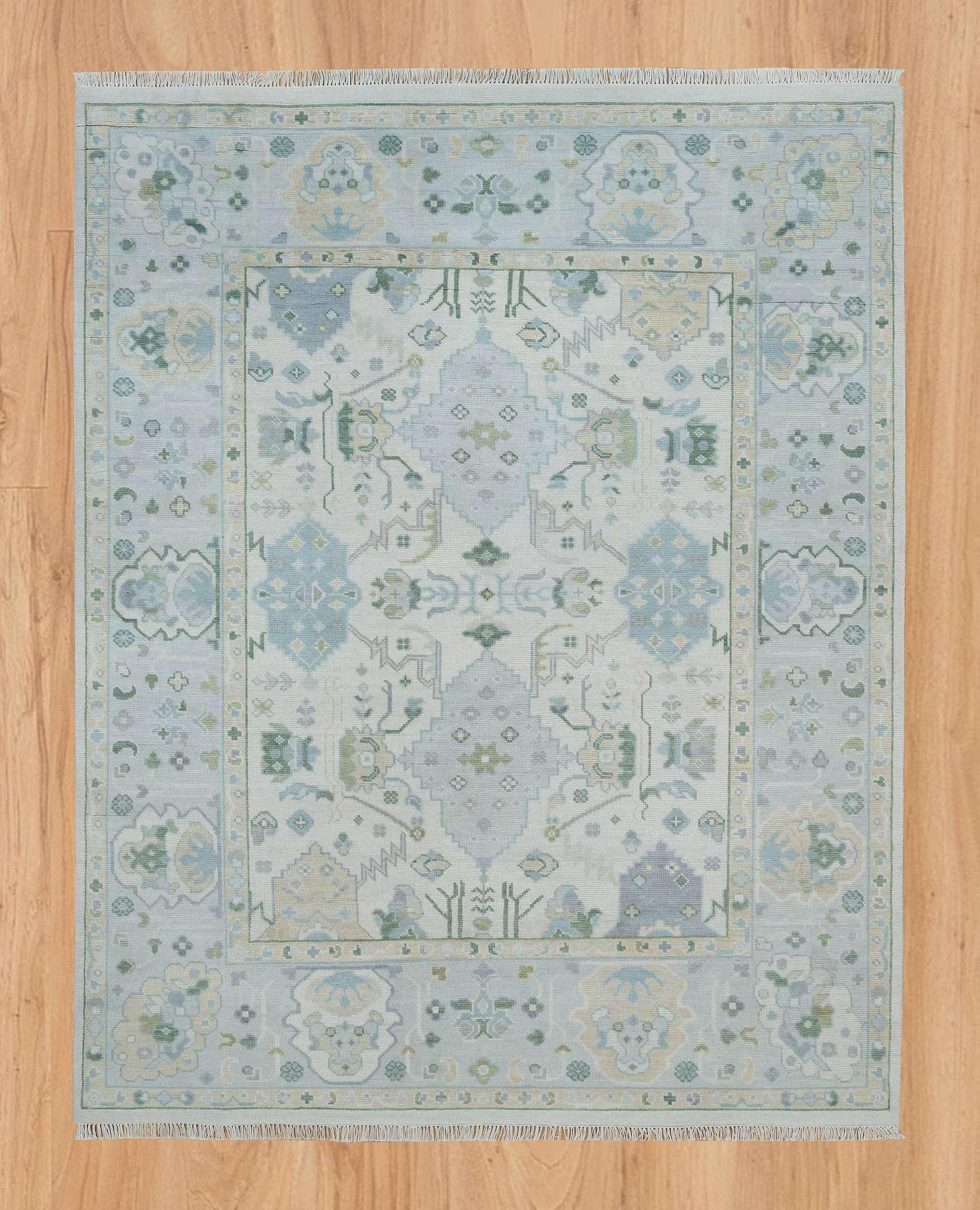 ECLATIQUE Turkish Oushak Indoor Carpets - Washable Area Rug 5x7 Large Boho Living Room Rug Vintag... | Amazon (US)