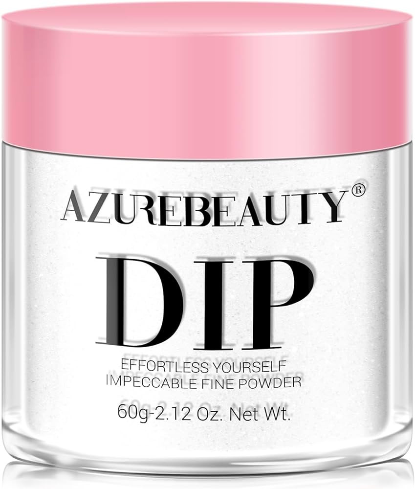 AZUREBEAUTY Dip Powder Clear Color Pro 60g, Basic Transparent Acrylic Dipping Powder Crystal Fren... | Amazon (US)