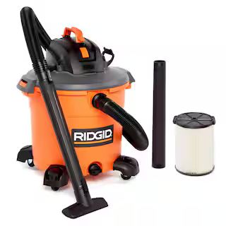 RIDGID 16 Gallon 5.0 Peak HP NXT Wet/Dry Shop Vacuum with Filter, Locking Hose and Accessories HD... | The Home Depot