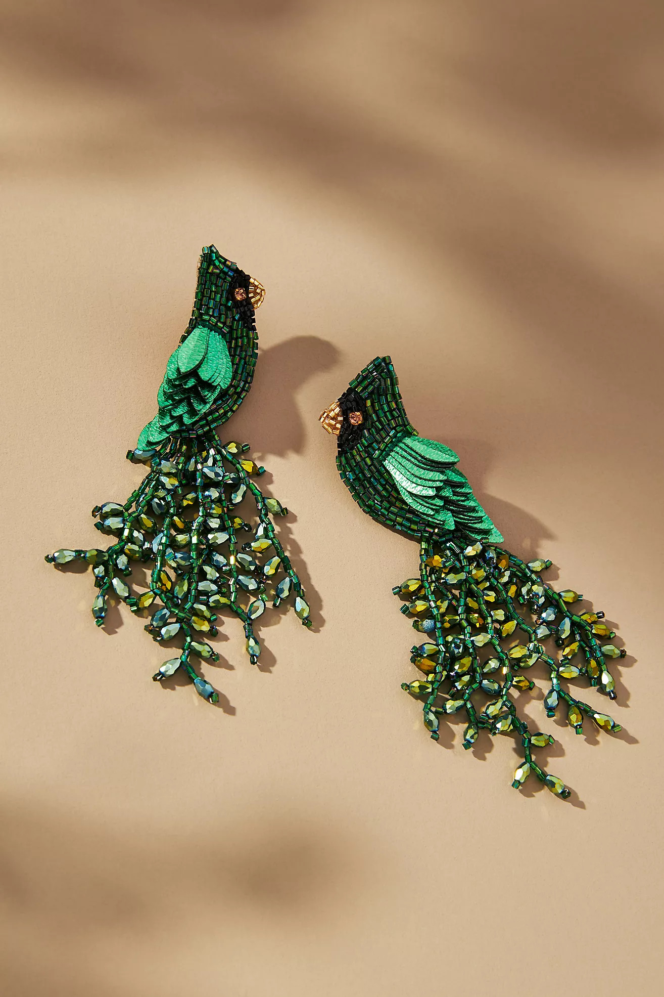 Olivia Dar Cardinal Drop Earrings | Anthropologie (US)