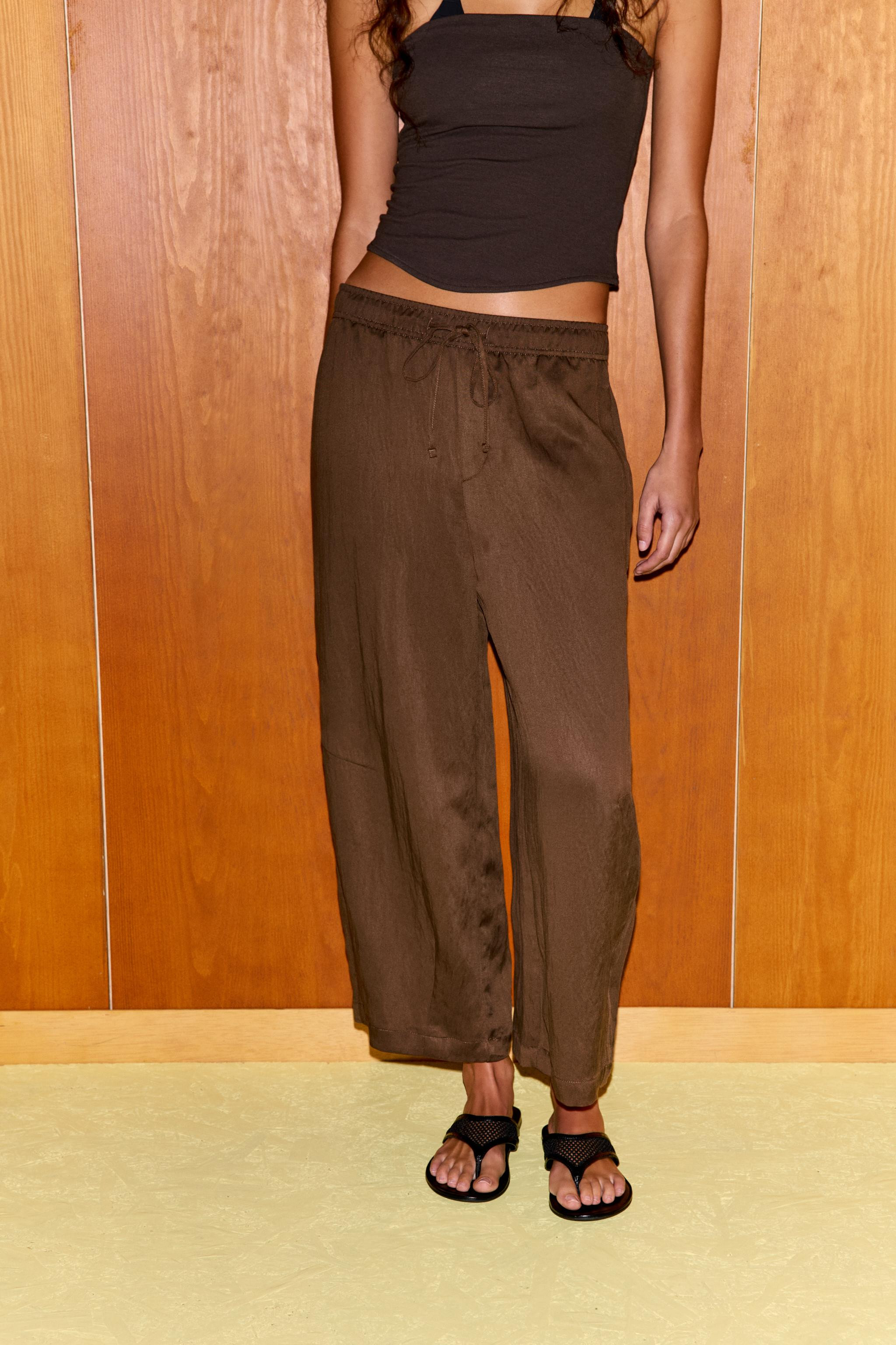 BALLOON PYJAMA-STYLE TROUSERS | Zara AU