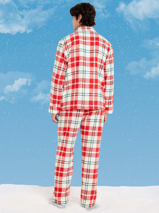 Plaid Flannel Pajama Set for Men | Old Navy (US)