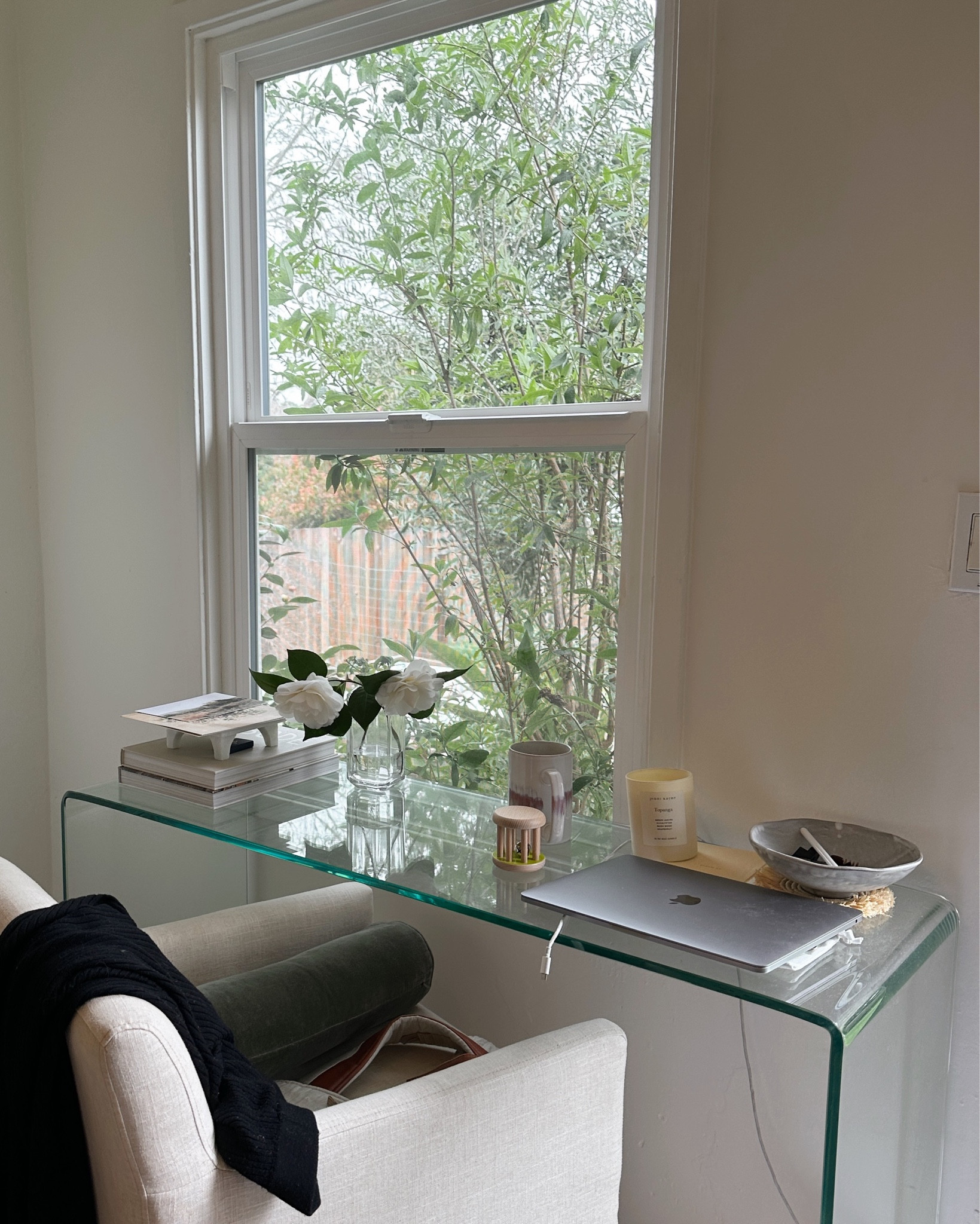 Messy office/desk views lately ~ similar style desk linked, found ours via FB marketplace! 

#LTKhome #LTKunder100 #LTKFind