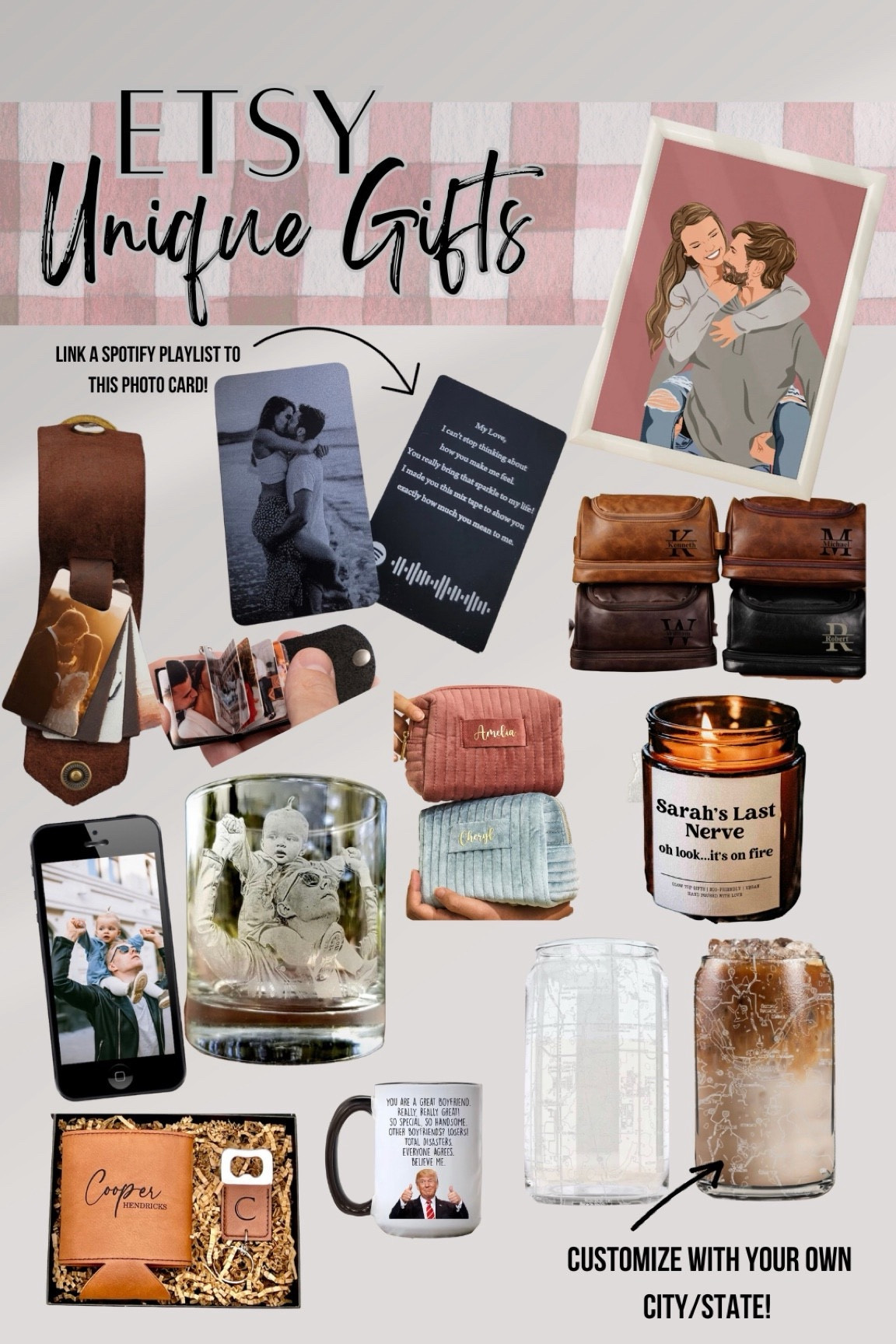 Unique gift ideas that can be used for any occasion. #etsy #valentinesday #Valentinesgifts #Giftsforhim #giftsforher #vdayideas 

#LTKmens #LTKMostLoved #LTKGiftGuide