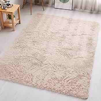PAGISOFE Ultra Soft Fluffy Shaggy Area Rugs for Living Room 6' x 8' 4", Shaggy Fur Floor Carpets ... | Amazon (US)