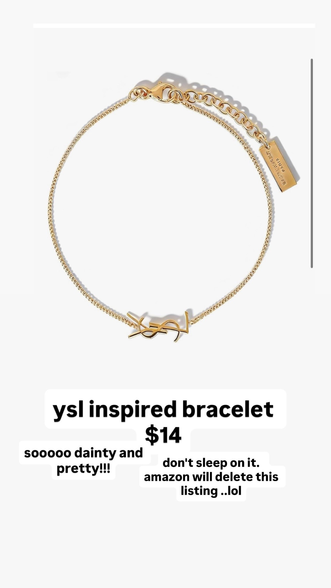 designer inspired jewelry.  act fast 