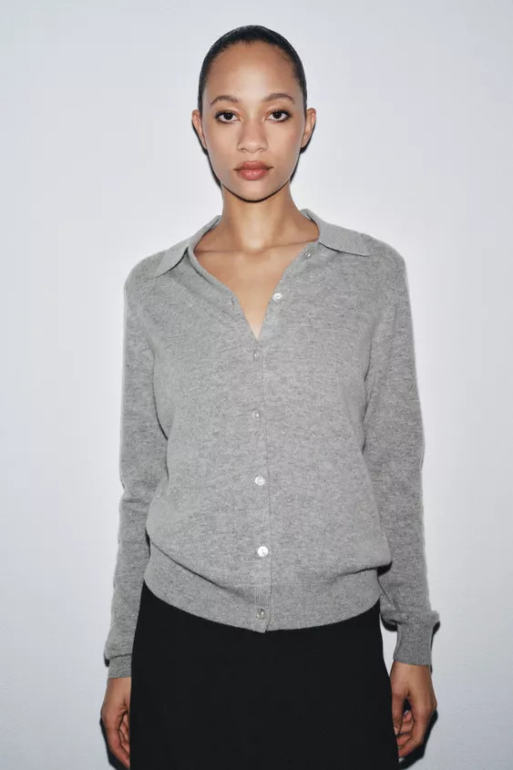 WOOL AND CASHMERE POLO JACKET | Zara US