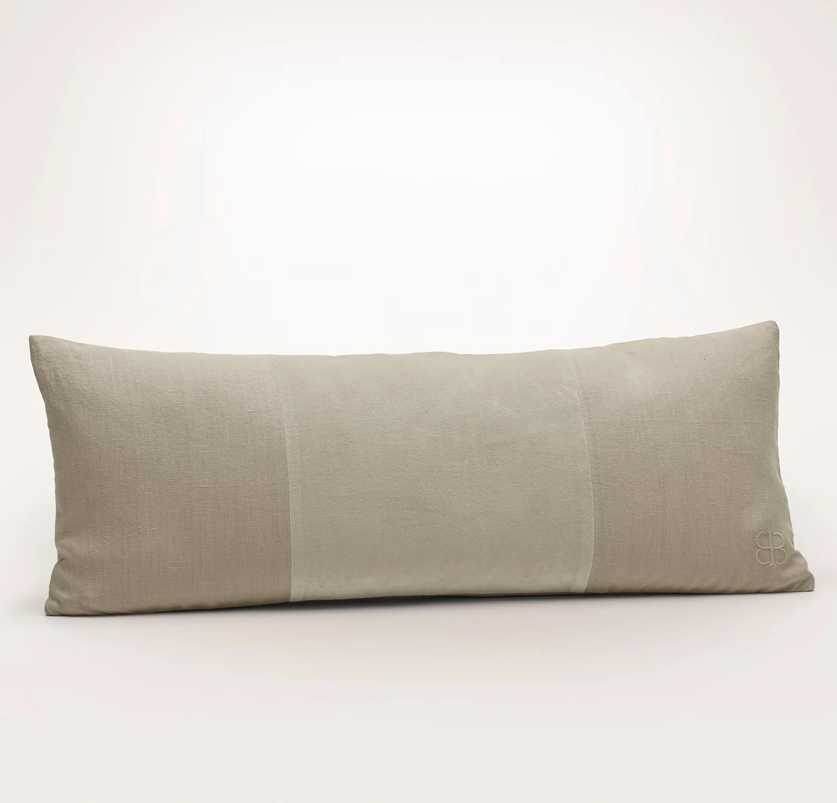 Linen Velvet Paneled Pillow Cover (Lumbar) | Boll & Branch