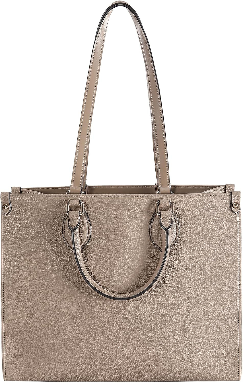 Medium Tote Bag Work Handbags for Women Professional Office Business Shoulder Purse Tablet Supple Bags Dual Handle | Amazon (US)