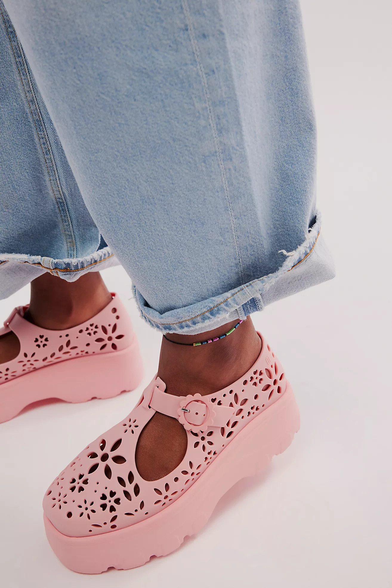Melissa Kick Off Lace Mary Janes | Free People (Global - UK&FR Excluded)