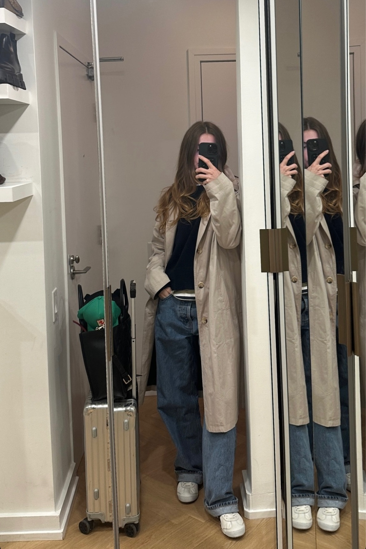 Traveling ootd ✈️ I love layering under my Uncle Studios Mac Coat!

#LTKitbag #LTKstyletip #LTKtravel