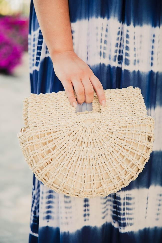 Era Of Love Ivory Half Circle Purse | The Pink Lily Boutique