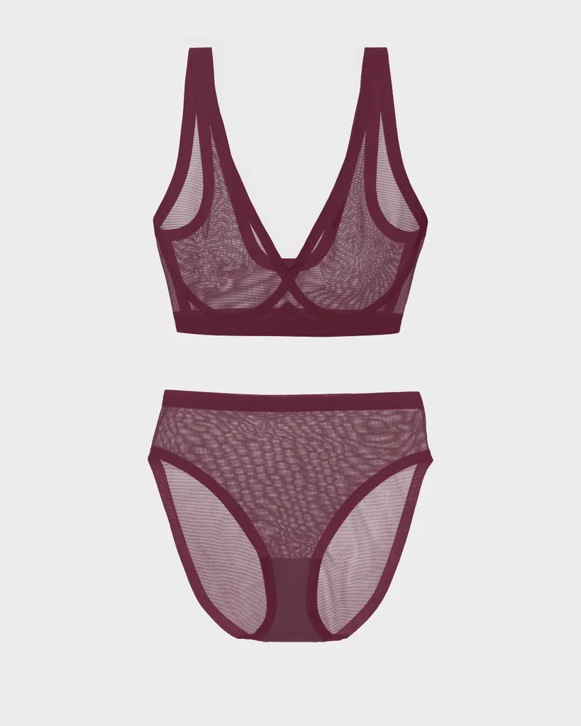 Sheer Bra & Panty Set | EBY (US)