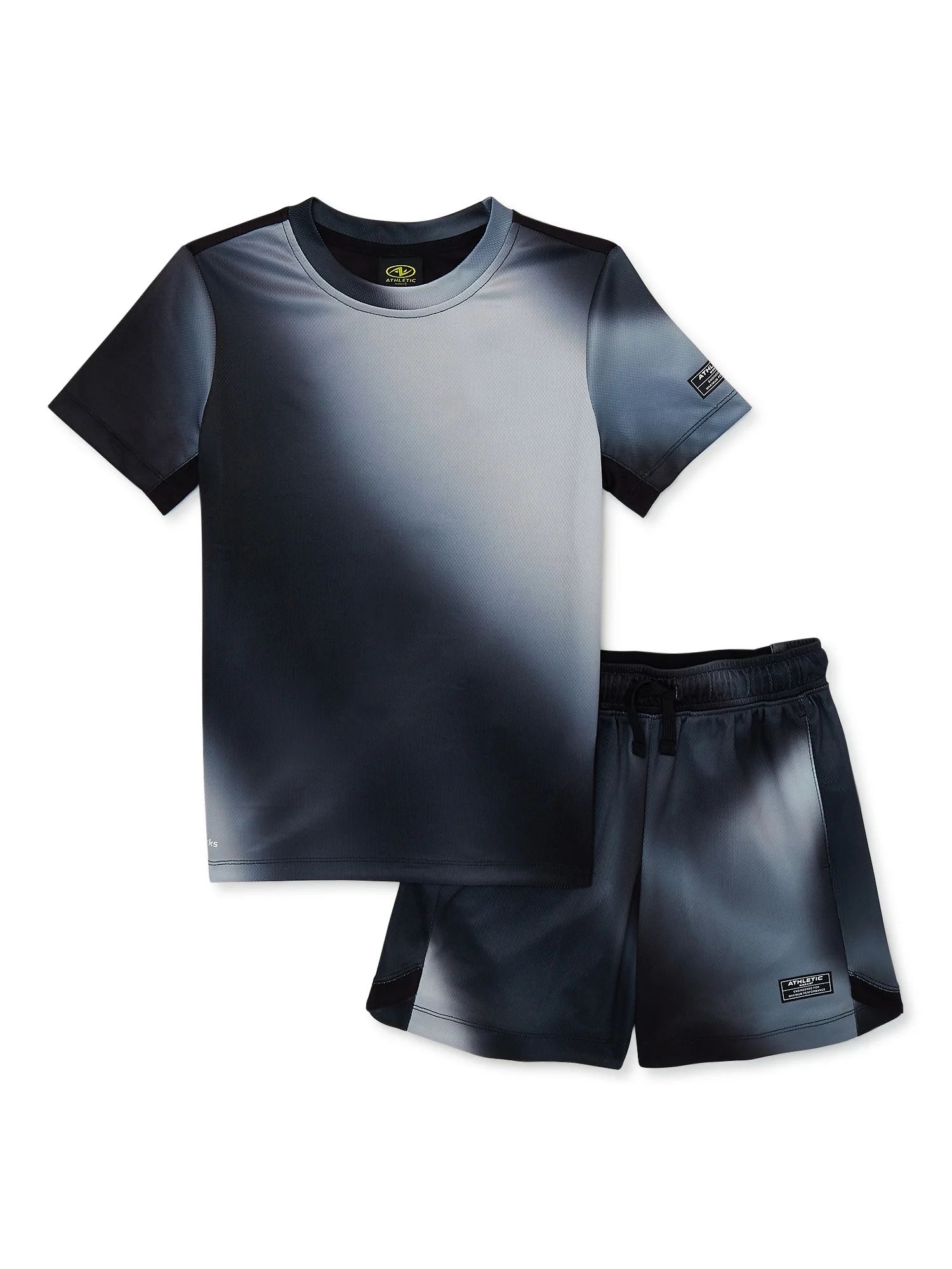 Athletic Works Boys Printed Top and Shorts Set, 2-Piece, Sizes 4-18 & Husky | Walmart (US)