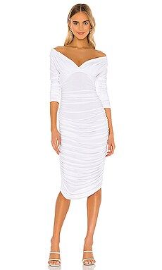 Norma Kamali Tara Dress in White from Revolve.com | Revolve Clothing (Global)