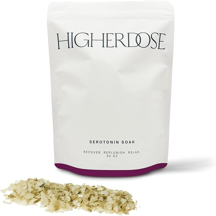 Serotonin Soak Magnesium Bath Salts - Bath Soak with Magnesium Flakes, Algae & Apple Cider Vinega... | Amazon (US)