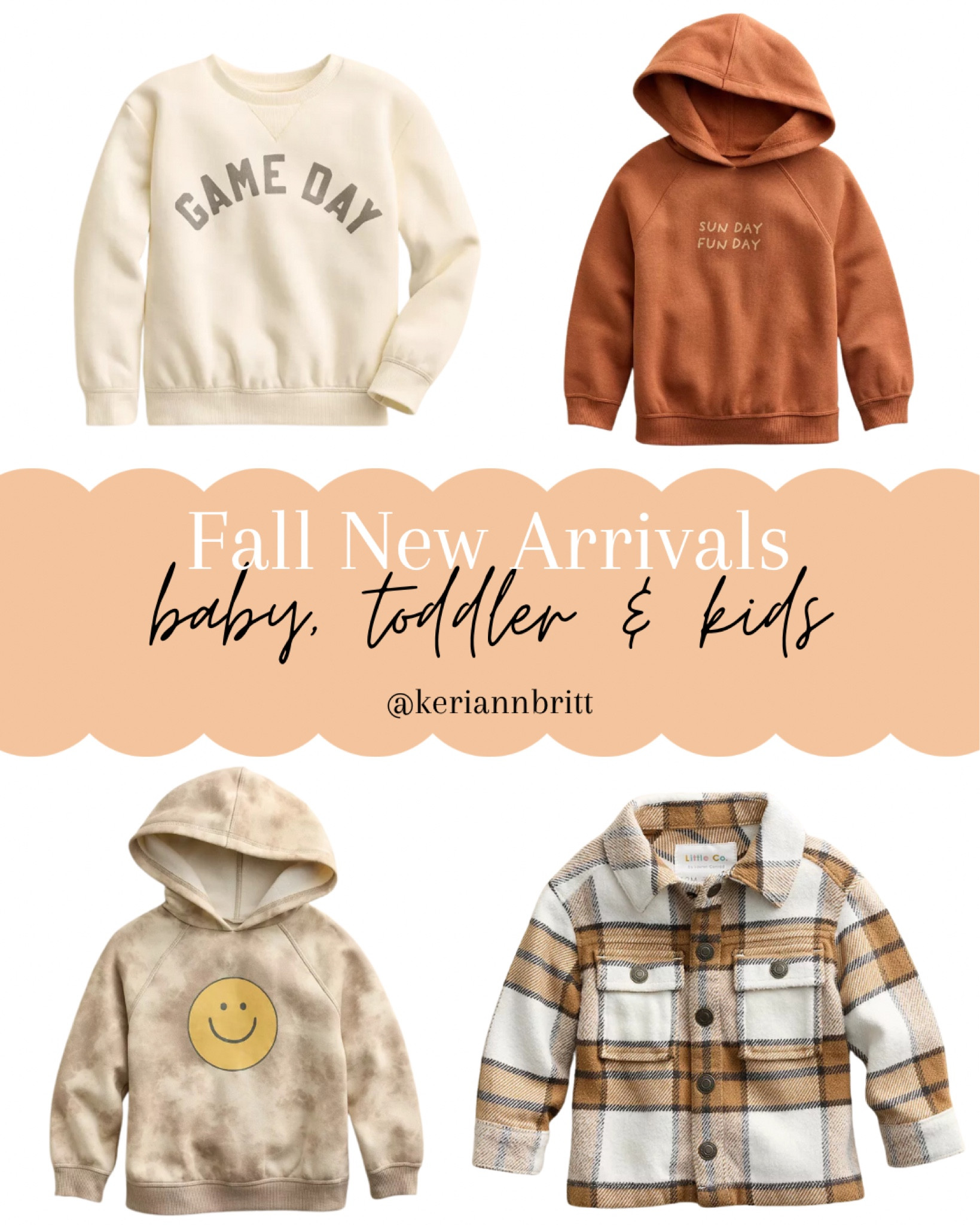Baby, Toddler and Kids New Arrivals Fall 2024 (Save this week w/ code: SHOP20)

Kohls / Lauren Conrad / Little Co / Little Co by Lauren Conrad / fall outfits / boys fall outfit / kids hoodie / kids crew neck / game day graphic sweatshirt / flannel Shacket kids 

#LTKBaby #LTKSeasonal #LTKKids