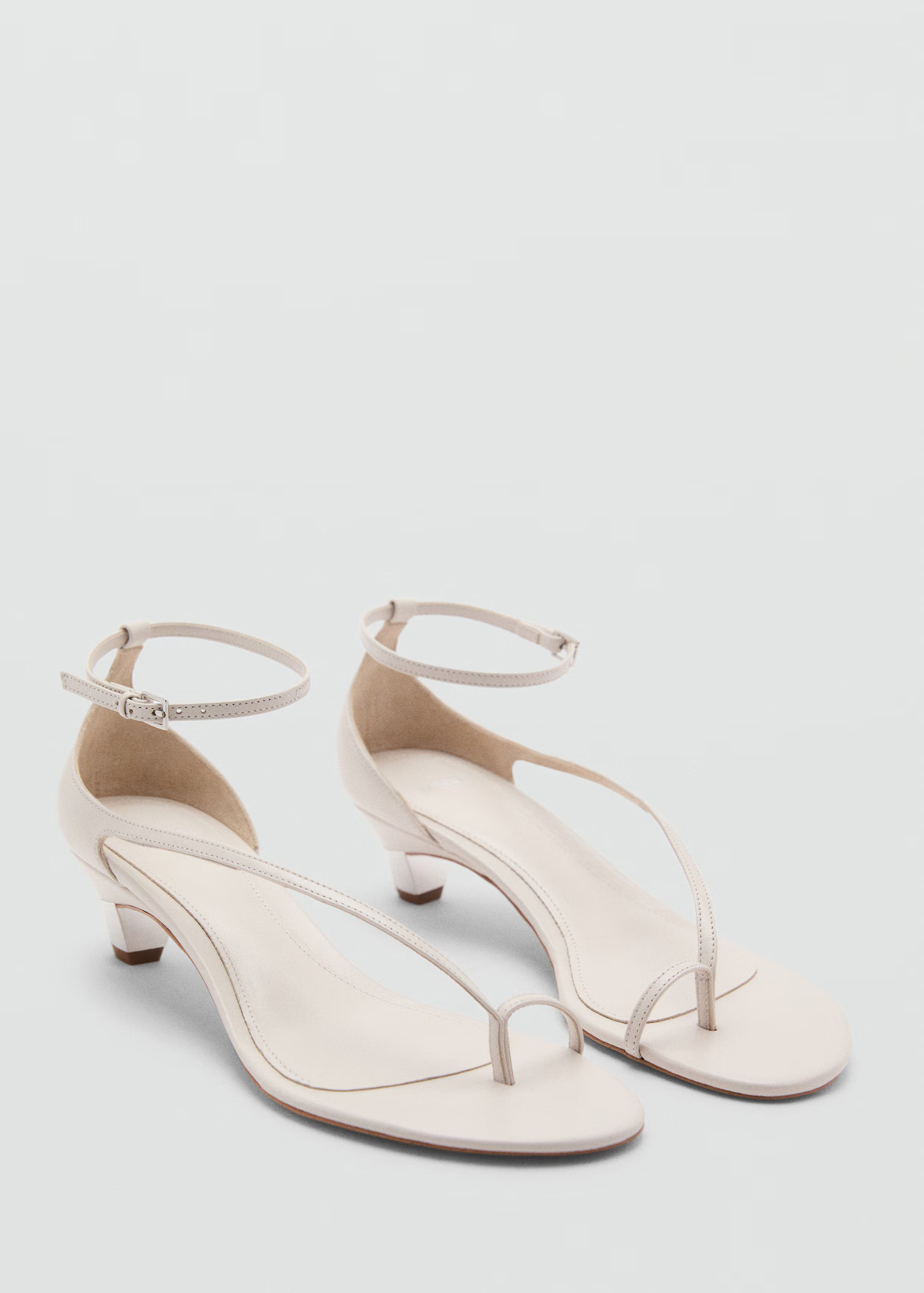 Leather sandals with a wide strap - Women | MANGO USA | Mango (US/MX/AU)
