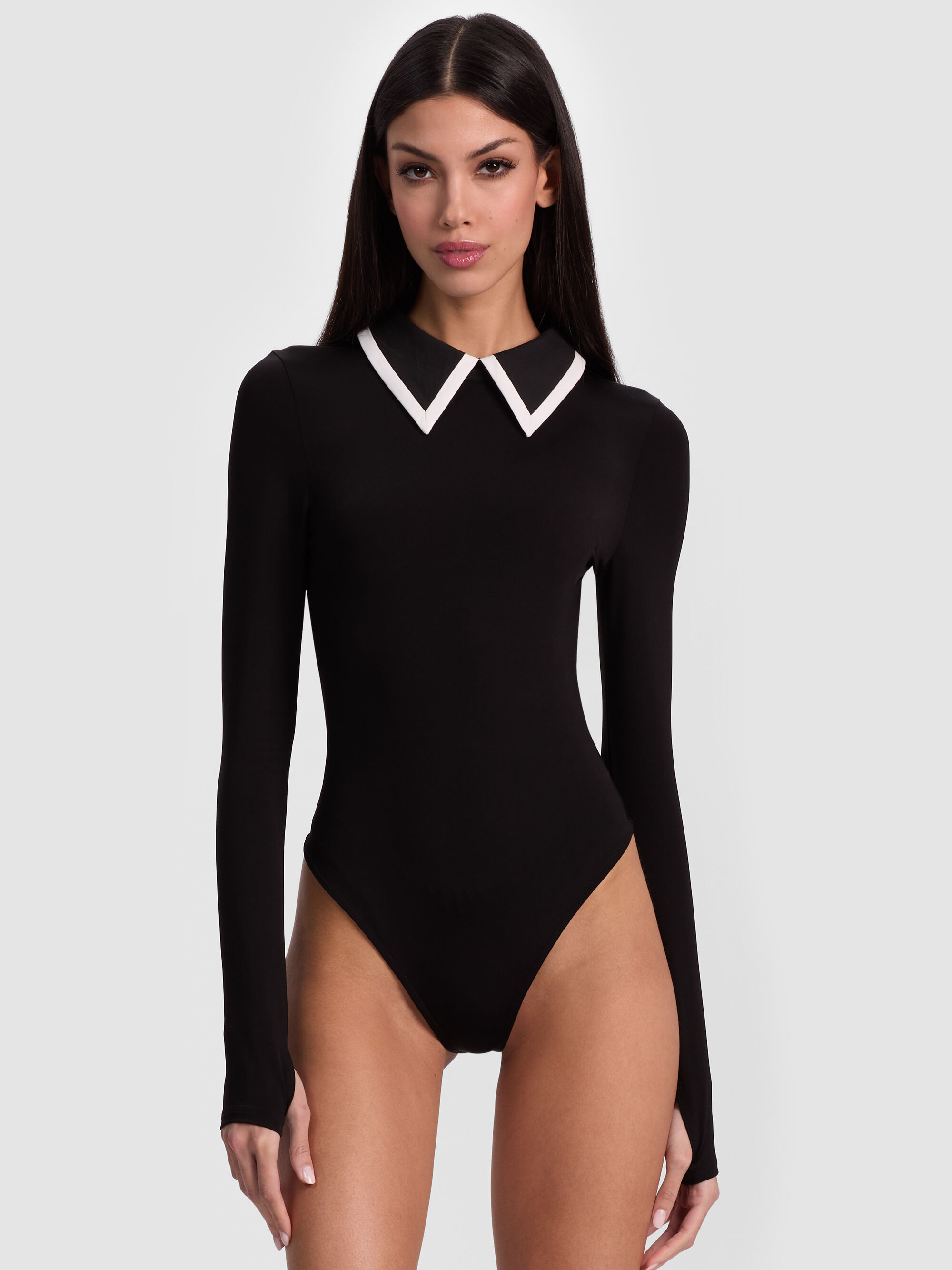 KEENAN POLO BODYSUIT | Alice + Olivia