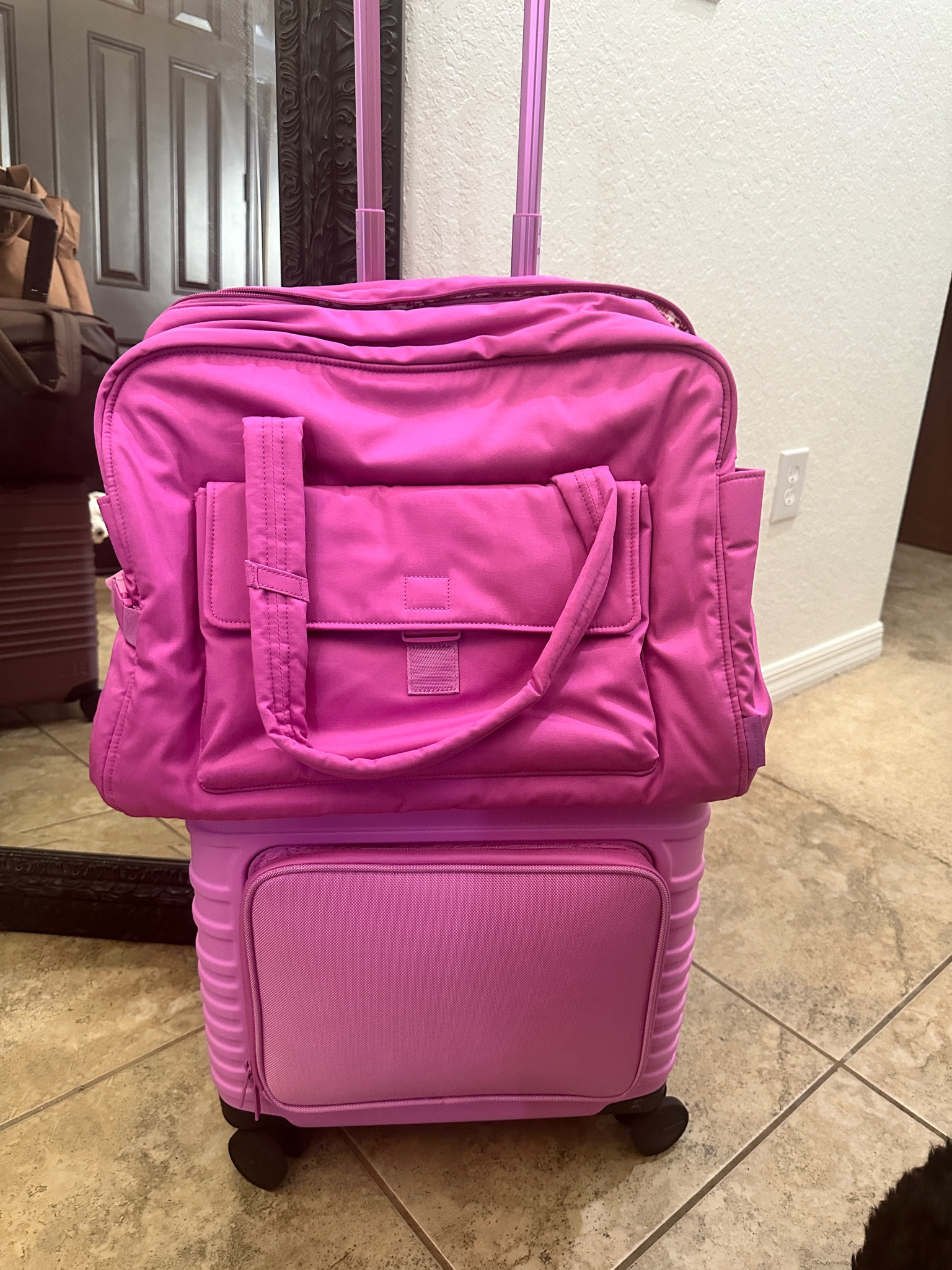 Perfect match Vera Bradley Berry Travel tote. 

#LTKSeasonal #LTKFindsUnder100 #LTKTravel