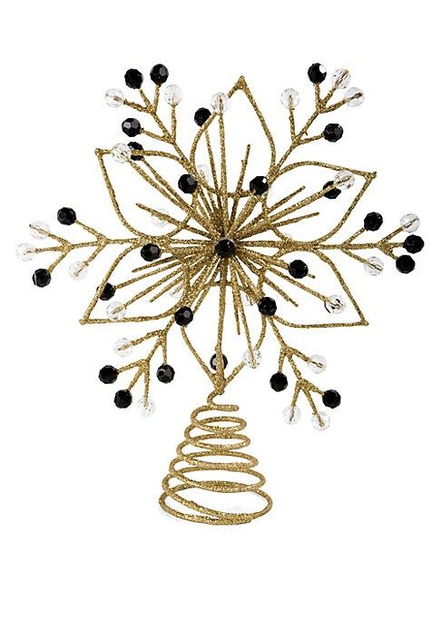 Gold Snowflake Tree Topper | Saks Fifth Avenue