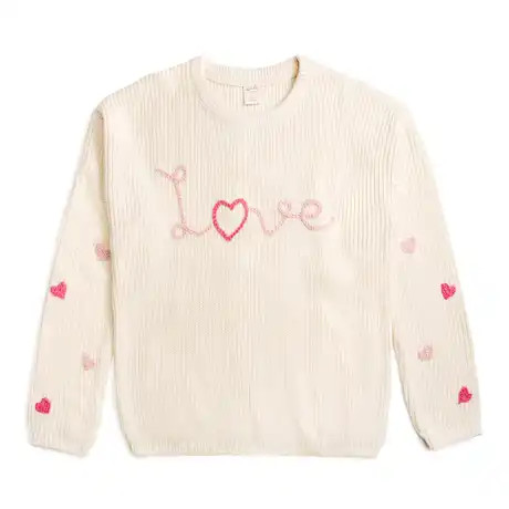 Love Script Patch Valentine's Day Denim Jacket | Nordstrom