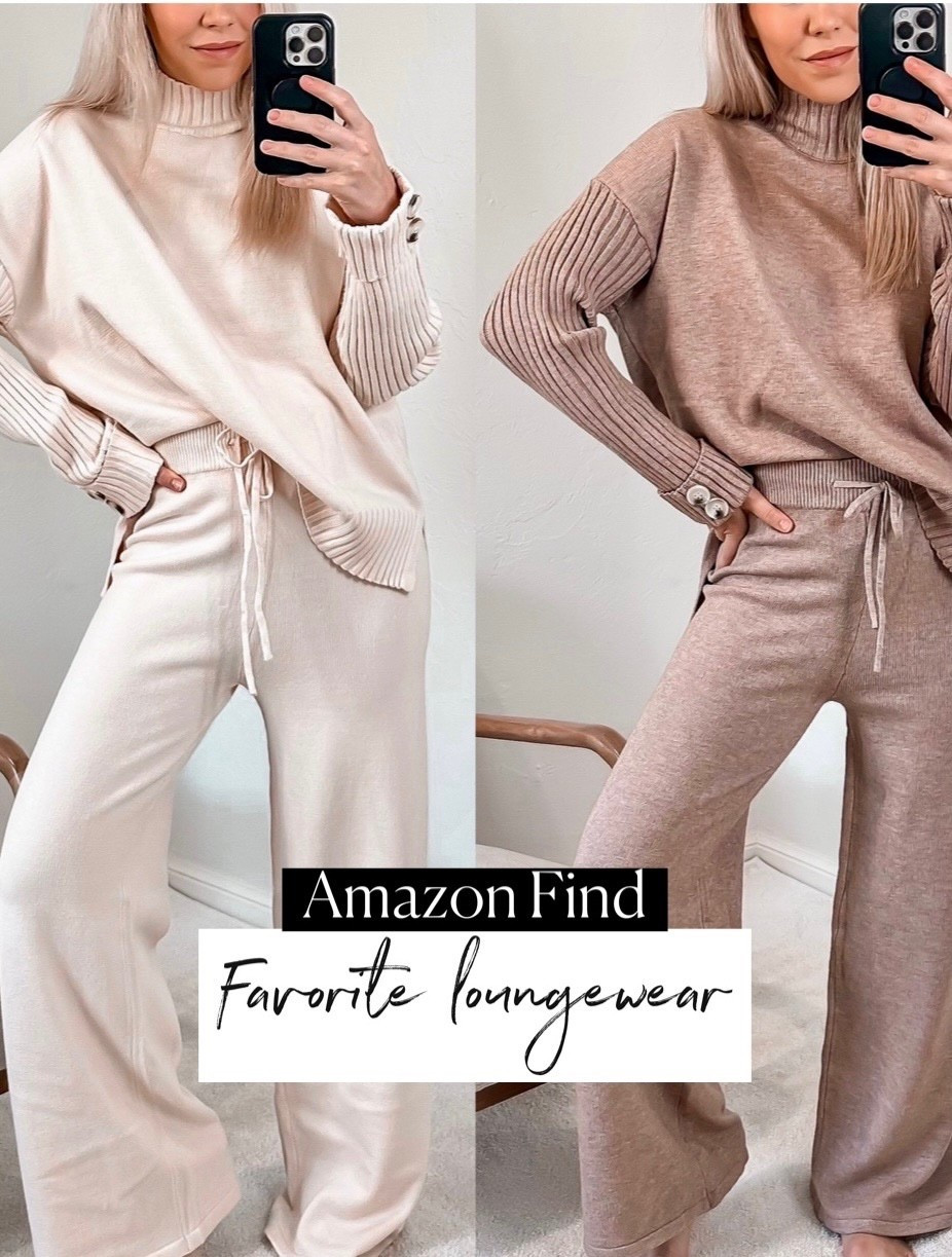 Perfect WARM Amazon loungewear sweater and pants set
Winter outfit 

#LTKFindsUnder100 #LTKFindsUnder50 #LTKGiftGuide