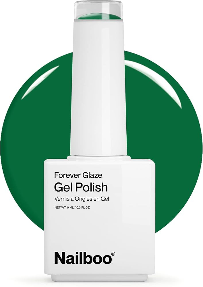 Nailboo PREMIER Forever Glaze Gel Nail Polish, (Rich Green) Exotic Emerald LED Nail Lamp Gel Poli... | Amazon (US)