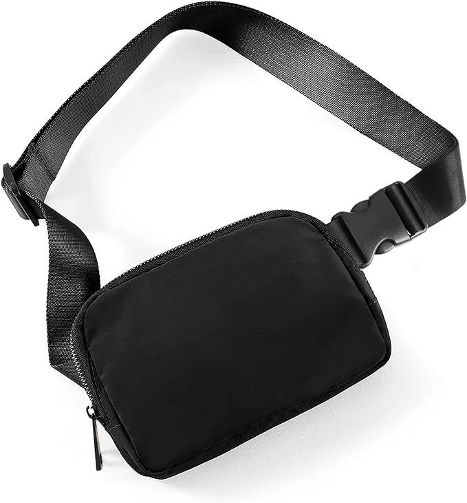 Belt Bag for Women Men, Waterproof Fashion Fanny Packs Bum Bag Crossbody Bags with Adjustable Str... | Amazon (US)