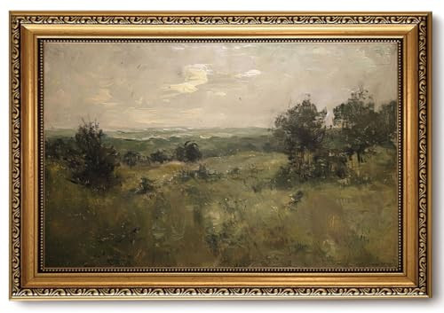 Vintage Gold Framed Moody Landscape Wall Art 16x24in | Amazon (US)