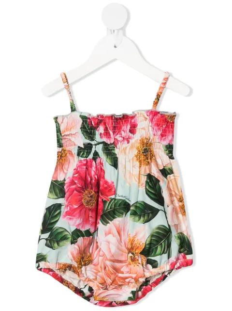 floral-print ruched body | Farfetch (US)