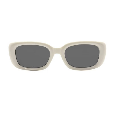 Women's Mid Size Plastic Rectangle Sunglasses - Wild Fable™ Ivory | Target