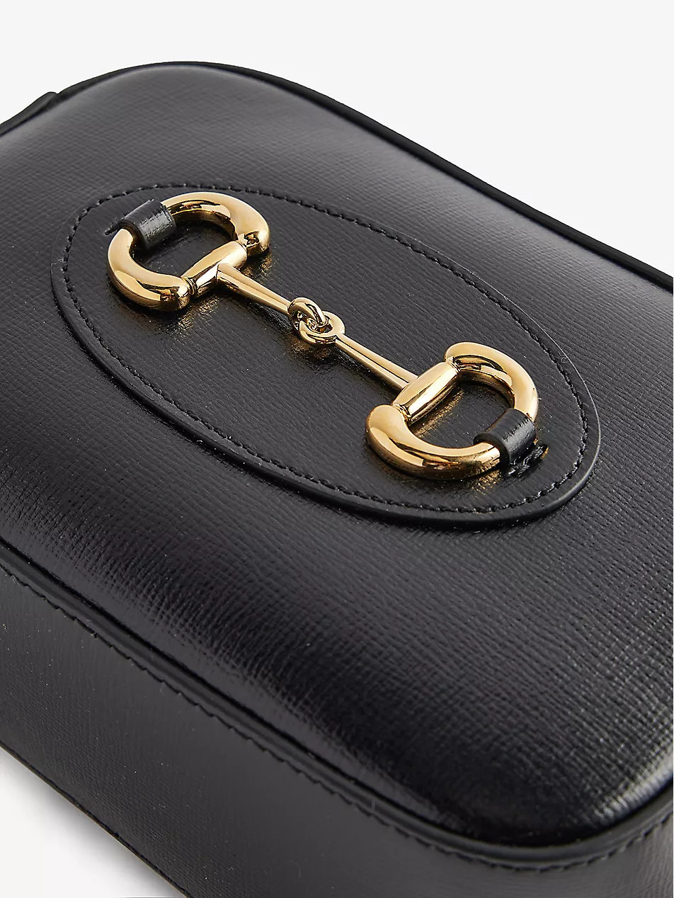 1955 Horsebit leather shoulder bag | Selfridges