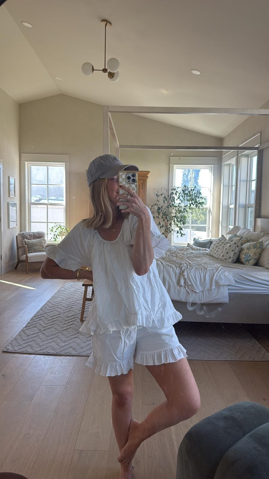 This ruffle set is so good. I pulled it out of the package and immediately put it on. Comfortable and cute, perfect for summer! 

 #LTKdayinmylife #LTKgrwm #LTKmomlife