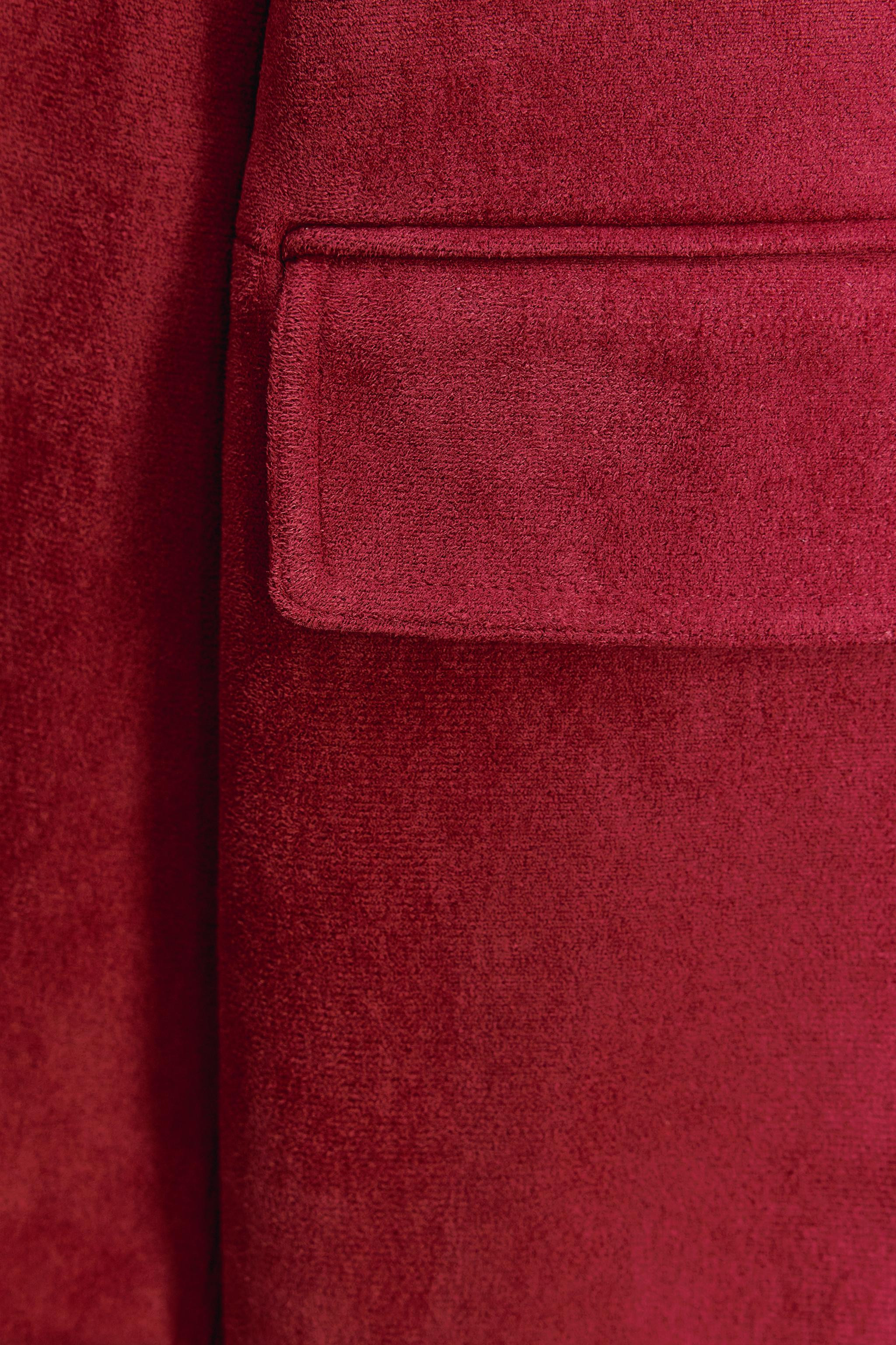 FAUX SUEDE FROCK COAT | Zara UK