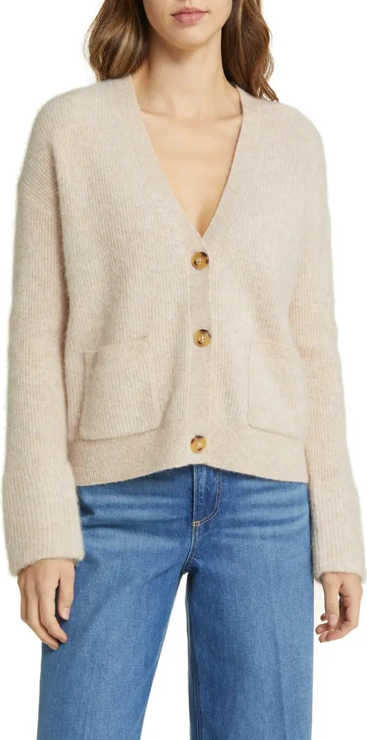 Boxy Rib Cardigan | Nordstrom