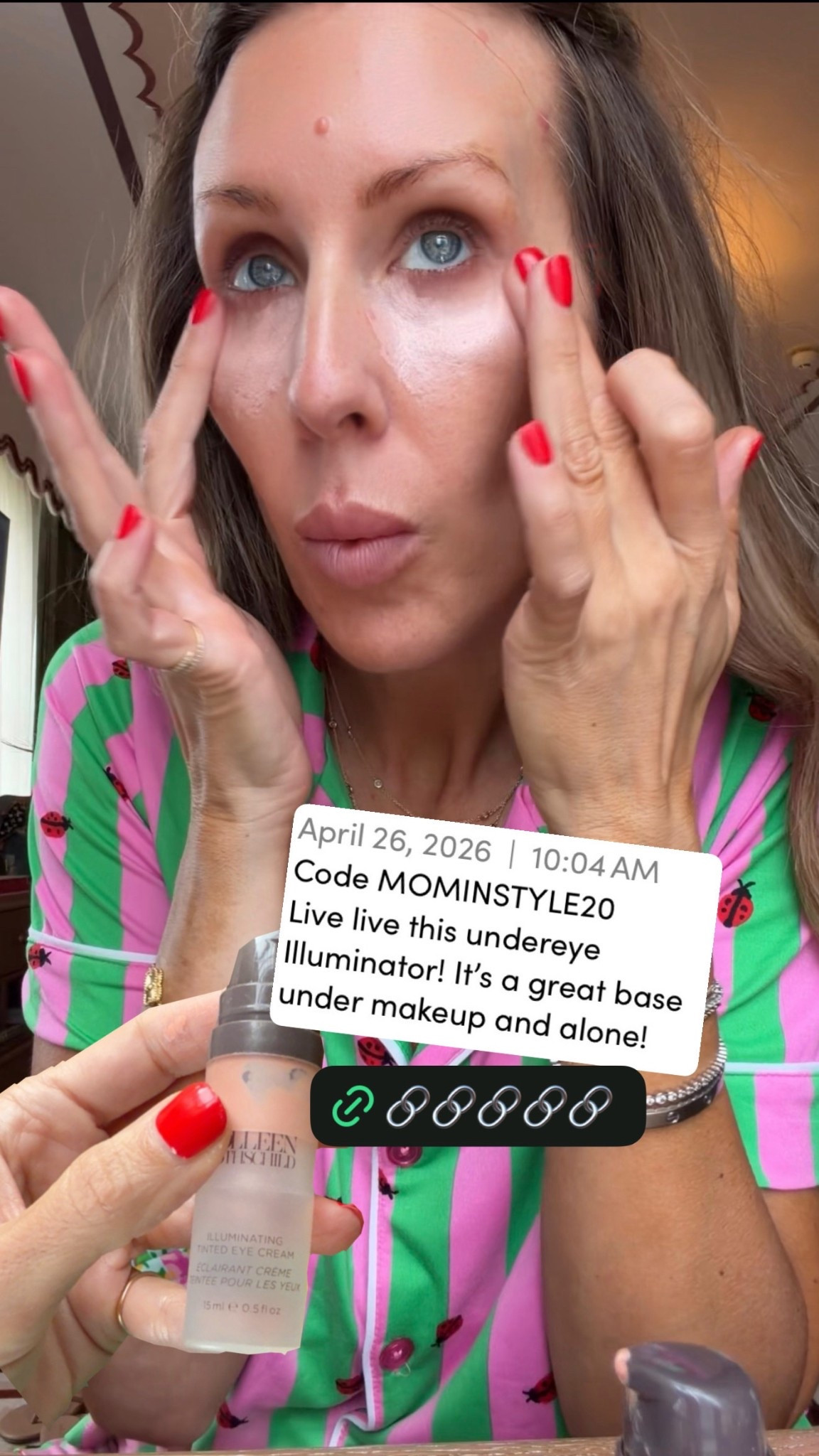 This under eye is SO good 🤍Brightens instantly, smooths everything out, and gives that fresh, awake look without feeling heavy… I’ve been using it under makeup and on no makeup days

Code MOMINSTYLE20

under eye brightener, illuminating eye cream, makeup base, no makeup makeup, beauty favorites, themominstyle 

#LTKOver40 #LTKBeauty #LTKgrwm